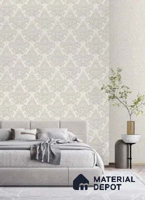 10326-3 | 5 Meter x 42 Inches Fabric Look Wallpaper - 57 Sq. Ft.
