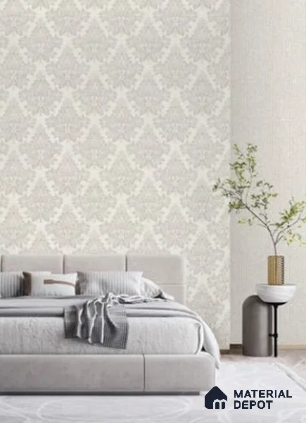 10326-3 | 5 Meter x 42 Inches Fabric Look Wallpaper - 57 Sq. Ft.