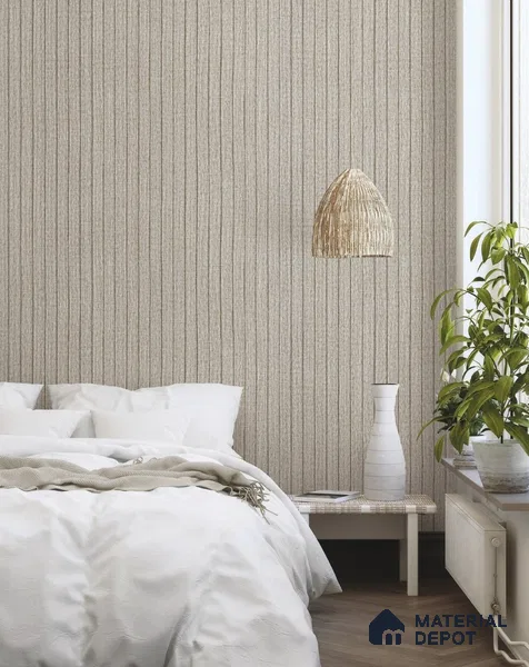 10336-2 | 5 Meter x 42 Inches Fabric Look Wallpaper - 57 Sq. Ft.