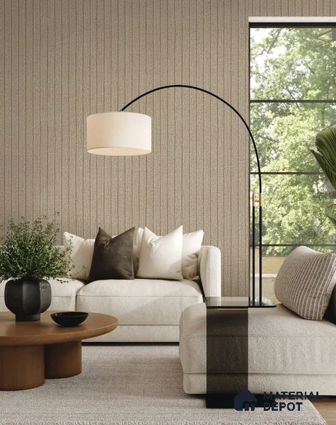 10336-3 | 5 Meter x 42 Inches Fabric Look Wallpaper - 57 Sq. Ft.