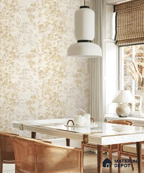 10338-2 | 5 Meter x 42 Inches Florals Look Wallpaper - 57 Sq. Ft.