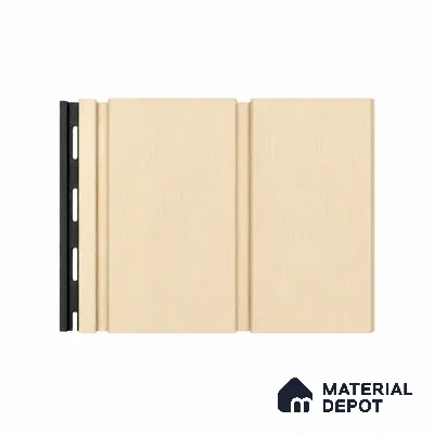 Pine Wood 10 ft x 1 ft (3060x340 mm) Duo Design Interior & Exterior Wall & Ceiling Panel - 12 mm | Suitable for Balcony, Facade & Open Area | Width is Subjected to 5% Variation