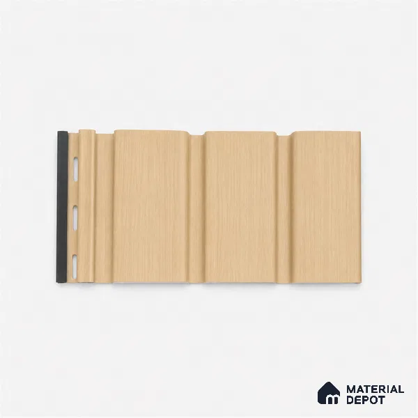 Maple Wood 10 ft x 1 ft (3060x340 mm) Soffit Design Interior & Exterior Wall & Ceiling Panel - 12 mm | Suitable for Balcony, Facade & Open Area | Width is Subjected to 5% Variation
