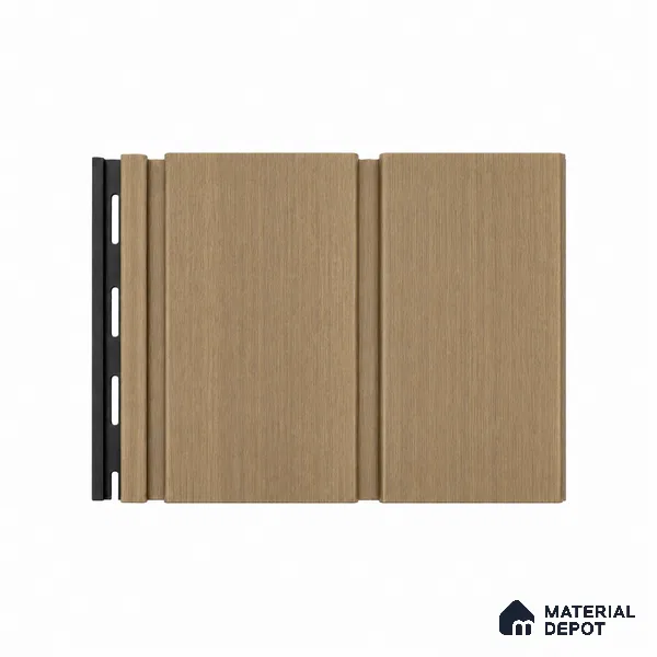 Birch 10 ft x 1 ft (3060x340 mm) Duo Design Interior & Exterior Wall & Ceiling Panel - 12 mm | Suitable for Balcony, Facade & Open Area | Width is Subjected to 5% Variation