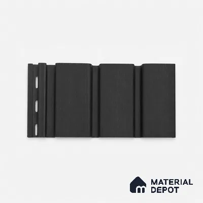 Graphite 10 ft x 1 ft (3060x340 mm) Soffit Design Interior & Exterior Wall & Ceiling Panel - 12 mm | Suitable for Balcony, Facade & Open Area | Width is Subjected to 5% Variation