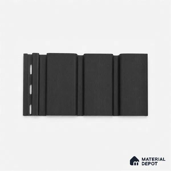 Graphite 10 ft x 1 ft (3060x340 mm) Soffit Design Interior & Exterior Wall & Ceiling Panel - 12 mm | Suitable for Balcony, Facade & Open Area | Width is Subjected to 5% Variation