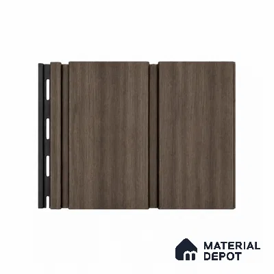 Royal Nut 10 ft x 1 ft (3060x340 mm) Duo Design Interior & Exterior Wall & Ceiling Panel - 12 mm | Suitable for Balcony, Facade & Open Area | Width is Subjected to 5% Variation