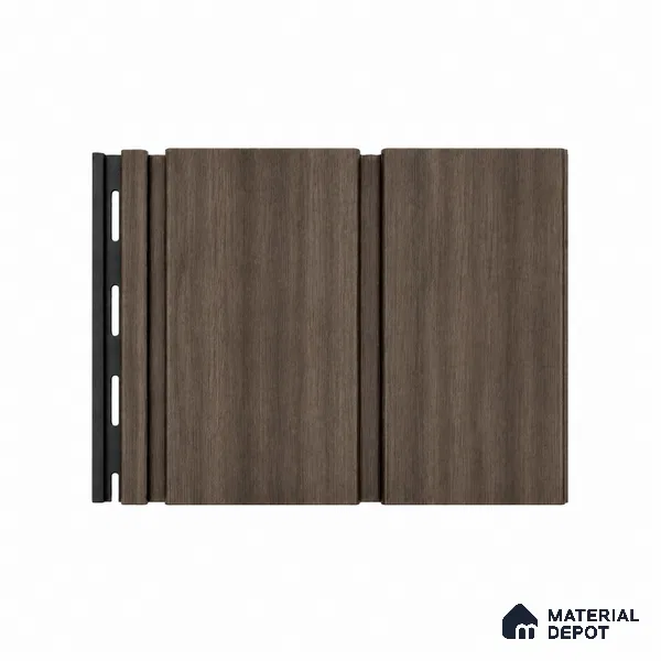 Royal Nut 10 ft x 1 ft (3060x340 mm) Duo Design Interior & Exterior Wall & Ceiling Panel - 12 mm | Suitable for Balcony, Facade & Open Area | Width is Subjected to 5% Variation