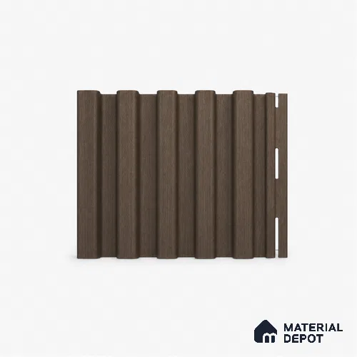 Royal Nut 10 ft x 8.2 inch Vertica Design Interior & Exterior Wall & Ceiling Panel - 20 mm | Suitable for Balcony, Facade & Open Area | Width is Subjected to 5% Variation