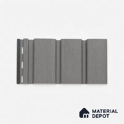 Ashwood Grey 10 ft x 1 ft (3060x340 mm) Soffit Design Interior & Exterior Wall & Ceiling Panel - 12 mm | Suitable for Balcony, Facade & Open Area | Width is Subjected to 5% Variation