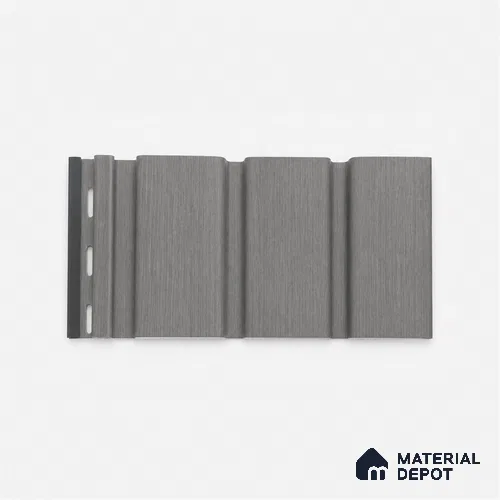 Ashwood Grey 10 ft x 1 ft (3060x340 mm) Soffit Design Interior & Exterior Wall & Ceiling Panel - 12 mm | Suitable for Balcony, Facade & Open Area | Width is Subjected to 5% Variation