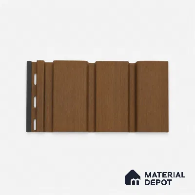 Imperial Nut 10 ft x 1 ft (3060x340 mm) Soffit Design Interior & Exterior Wall & Ceiling Panel - 12 mm | Suitable for Balcony, Facade & Open Area | Width is Subjected to 5% Variation