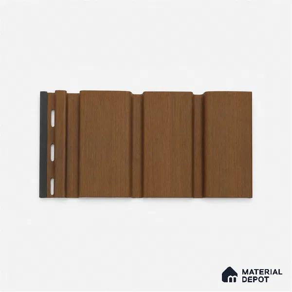 Imperial Nut 10 ft x 1 ft (3060x340 mm) Soffit Design Interior & Exterior Wall & Ceiling Panel - 12 mm | Suitable for Balcony, Facade & Open Area | Width is Subjected to 5% Variation