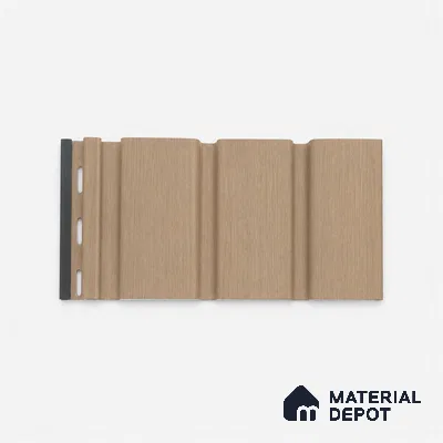 Artisan Oak 10 ft x 1 ft (3060x340 mm) Soffit Design Interior & Exterior Wall & Ceiling Panel - 12 mm | Suitable for Balcony, Facade & Open Area | Width is Subjected to 5% Variation