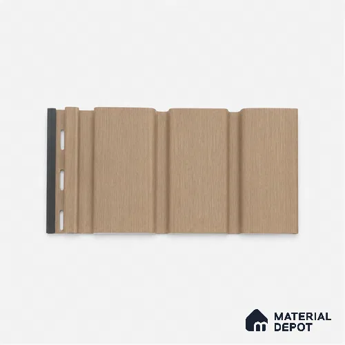 Artisan Oak 10 ft x 1 ft (3060x340 mm) Soffit Design Interior & Exterior Wall & Ceiling Panel - 12 mm | Suitable for Balcony, Facade & Open Area | Width is Subjected to 5% Variation