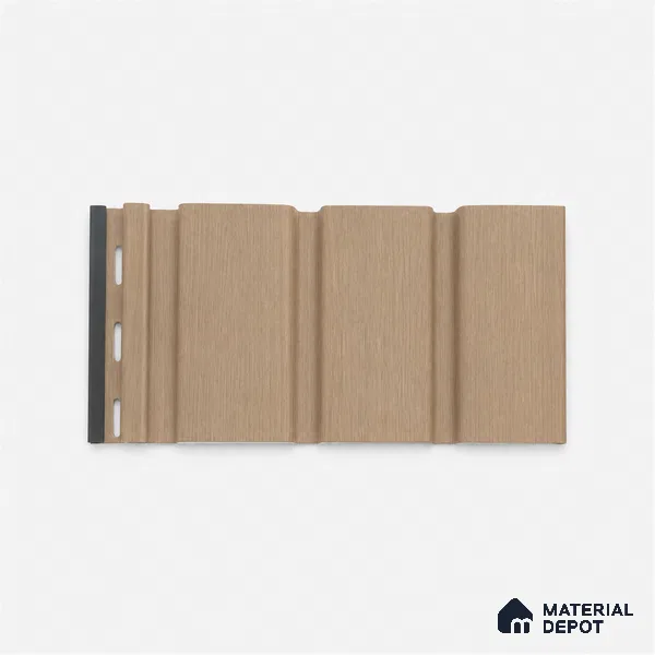 Artisan Oak 10 ft x 1 ft (3060x340 mm) Soffit Design Interior & Exterior Wall & Ceiling Panel - 12 mm | Suitable for Balcony, Facade & Open Area | Width is Subjected to 5% Variation