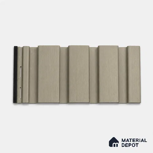 Gold 10 ft x 0.86 ft (3060x265 mm) Louvers Design Interior & Exterior Wall & Ceiling Panel - 14 mm | Suitable for Balcony, Facade & Open Area | Width is Subjected to 5% Variation