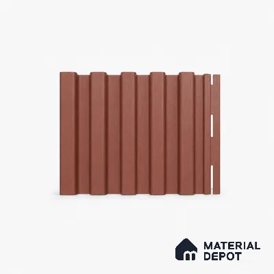 Copper 10 ft x 8.2 inch Vertica Design Interior & Exterior Wall & Ceiling Panel - 20 mm | Suitable for Balcony, Facade & Open Area | Width is Subjected to 5% Variation