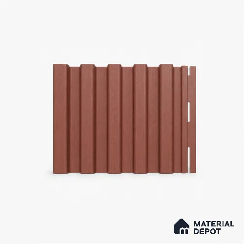 Copper 10 ft x 8.2 inch Vertica Design Interior & Exterior Wall & Ceiling Panel - 20 mm | Suitable for Balcony, Facade & Open Area | Width is Subjected to 5% Variation