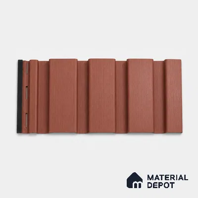 Copper 10 ft x 0.86 ft (3060x265 mm) Louvers Design Interior & Exterior Wall & Ceiling Panel - 14 mm | Suitable for Balcony, Facade & Open Area | Width is Subjected to 5% Variation