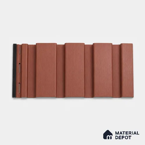 Copper 10 ft x 0.86 ft (3060x265 mm) Louvers Design Interior & Exterior Wall & Ceiling Panel - 14 mm | Suitable for Balcony, Facade & Open Area | Width is Subjected to 5% Variation