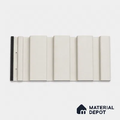 Pearl 10 ft x 0.86 ft (3060x265 mm) Louvers Design Interior & Exterior Wall & Ceiling Panel - 14 mm | Suitable for Balcony, Facade & Open Area | Width is Subjected to 5% Variation