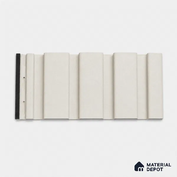 Pearl 10 ft x 0.86 ft (3060x265 mm) Louvers Design Interior & Exterior Wall & Ceiling Panel - 14 mm | Suitable for Balcony, Facade & Open Area | Width is Subjected to 5% Variation