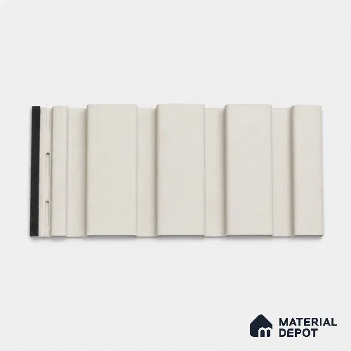 Pearl 10 ft x 0.86 ft (3060x265 mm) Louvers Design Interior & Exterior Wall & Ceiling Panel - 14 mm | Suitable for Balcony, Facade & Open Area | Width is Subjected to 5% Variation