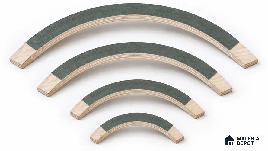 MDF Curved Beading Heirloom TF 00349 AB | Compatible for Laminate Wood Floor LF 00271