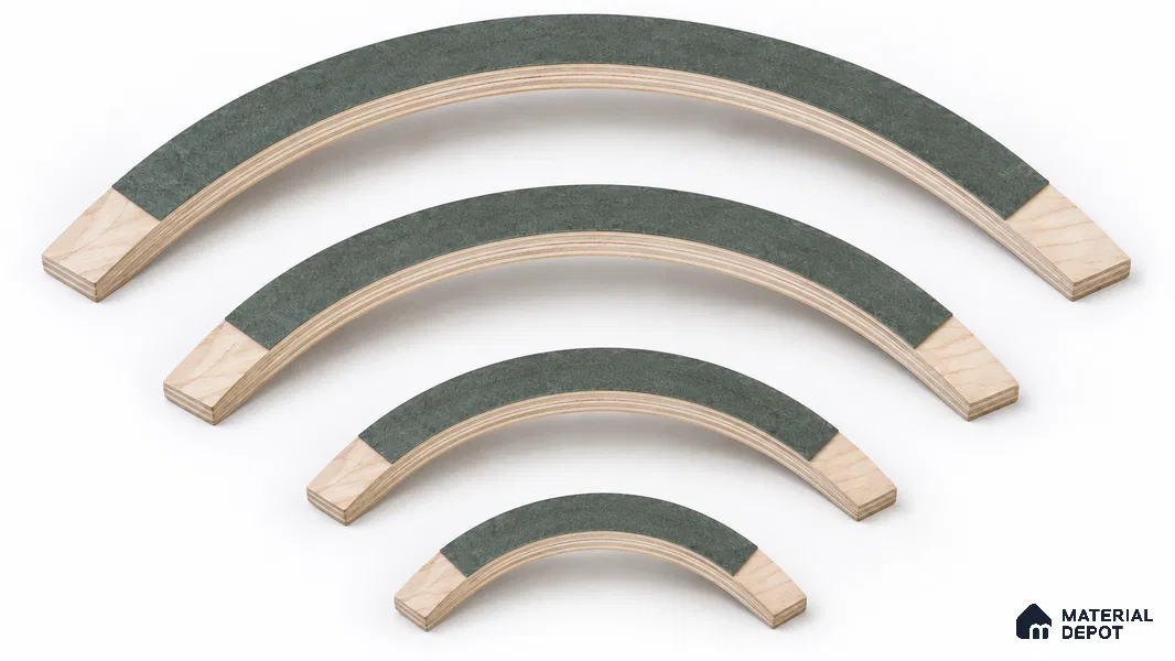MDF Curved Beading Heirloom TF 00349 AB | Compatible for Laminate Wood Floor LF 00271