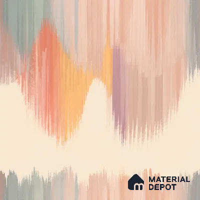 701011 - Paint Stroke | Multicolour Pastel Ombre Ikat Gradient Abstract Look Wallpaper Soft Feel (Customised Size)