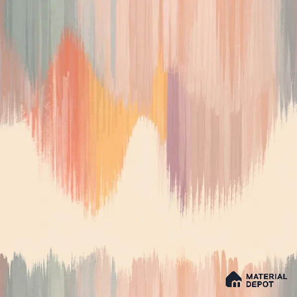 701011 - Paint Stroke | Multicolour Pastel Ombre Ikat Gradient Abstract Look Wallpaper Soft Feel (Customised Size)