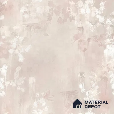 Worth it | Blush Pink Watercolor Blossom Texture Floral Look Wallpaper Handmade (Customised Size)