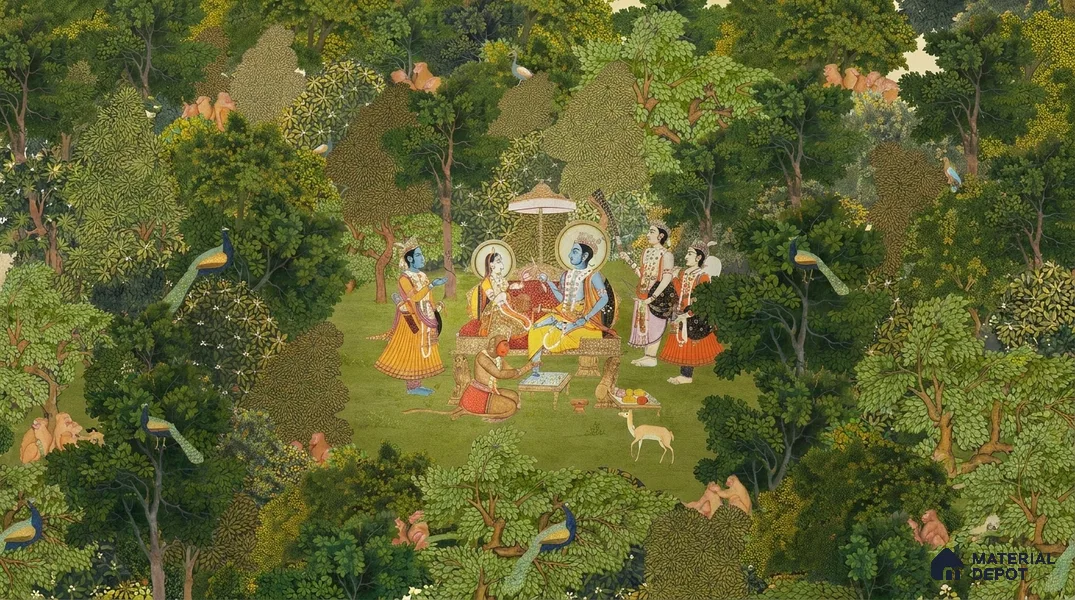 Van Raag Customized Wallpaper Silk Sheen (Super Luxury)