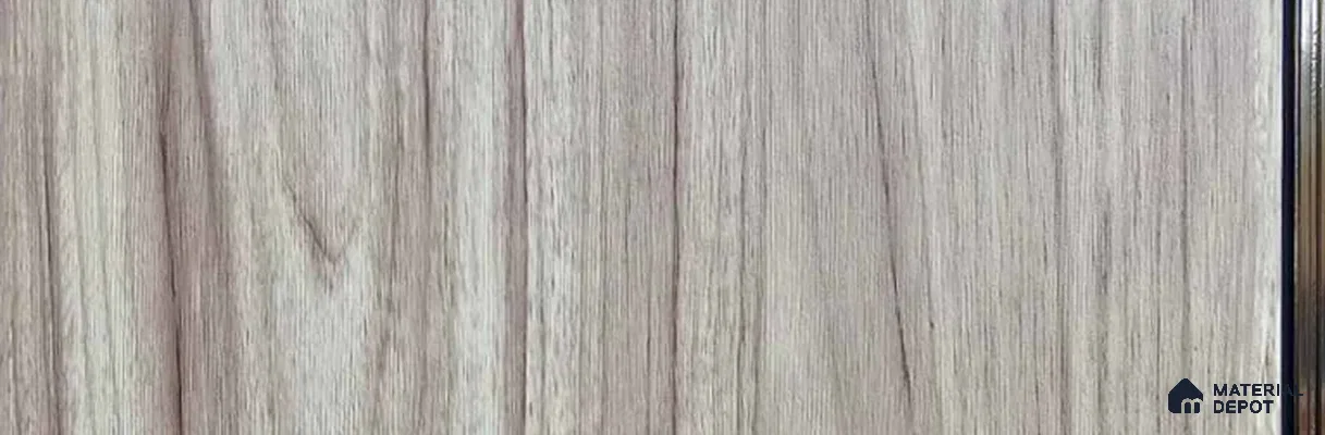 PN 07734 Stone Look Louver 8 ft x 1 ft Texture Finish  - 4 mm | Suitable for Feature Wall, TV Unit & Living Room