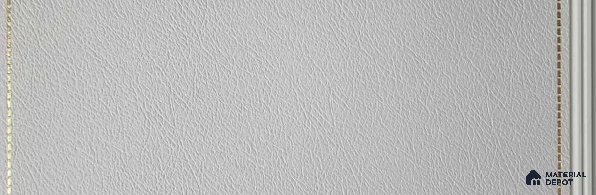 PN 07748 Leather Look Louver 8 ft x 1 ft Texture Finish  - 4 mm | Suitable for Feature Wall, TV Unit & Living Room