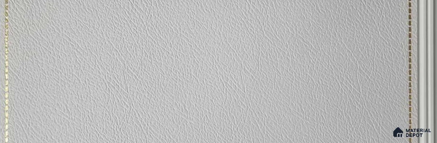 PN 07748 Leather Look Louver 8 ft x 1 ft Texture Finish  - 4 mm | Suitable for Feature Wall, TV Unit & Living Room