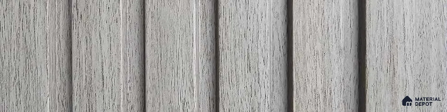 PN 07649 Wood Look Louver 8 ft x 0.83 ft Texture Finish  - 10 mm | Suitable for Feature Wall, TV Unit & Living Room