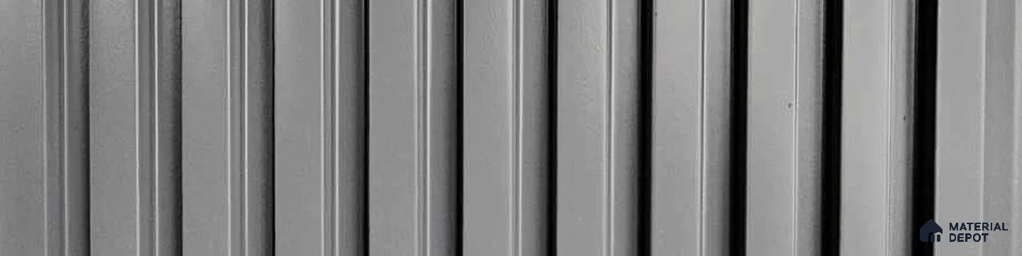 PN 07664 Solid Colors Look Louver 8 ft x 0.83 ft Texture Finish  - 10 mm | Suitable for Feature Wall, TV Unit & Living Room
