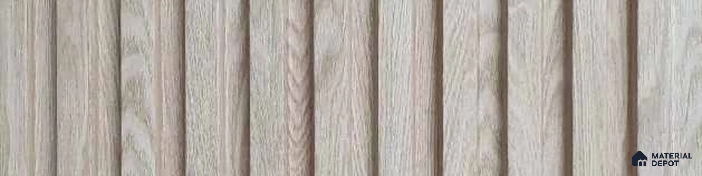 PN 07657 Wood Look Louver 8 ft x 0.83 ft Texture Finish  - 10 mm | Suitable for Feature Wall, TV Unit & Living Room