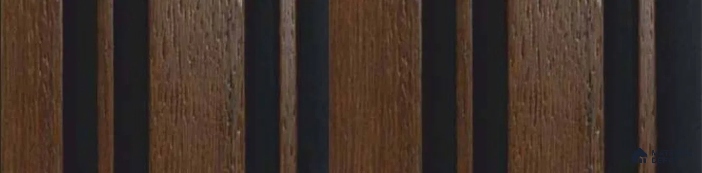 PN 07666 Wood Look Louver 8 ft x 0.83 ft Texture Finish  - 10 mm | Suitable for Feature Wall, TV Unit & Living Room