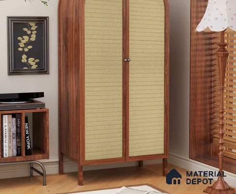 LM 25263 Cane Look Decorative Laminate 11.5 ft x 3 ft Texture Finish  - 1 mm | Suitable for Feature Wall, TV Unit & Living Room