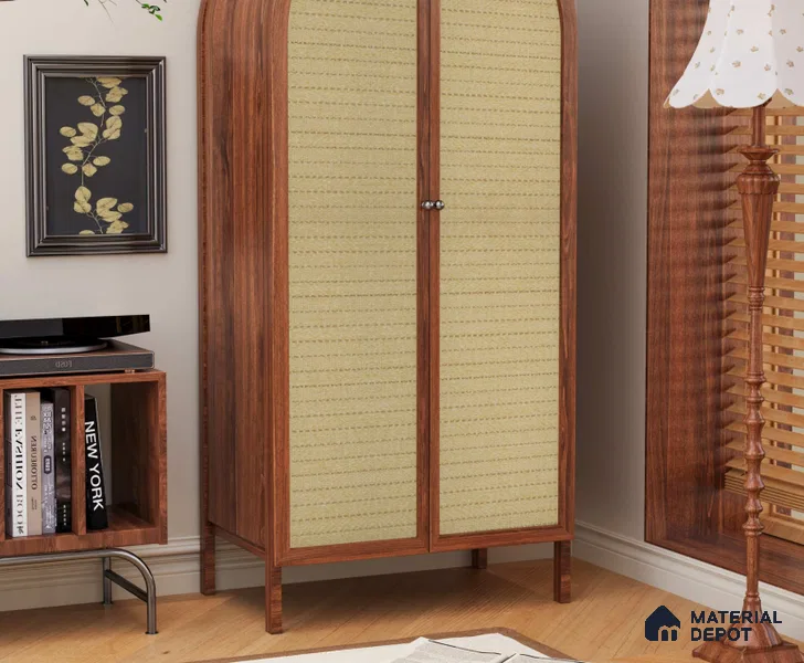 LM 25263 Cane Look Decorative Laminate 11.5 ft x 3 ft Texture Finish  - 1 mm | Suitable for Feature Wall, TV Unit & Living Room