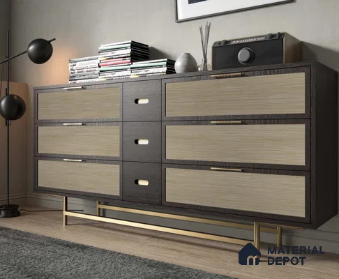 LM 25278 Cane Look Decorative Laminate 11.5 ft x 3 ft Texture Finish  - 1 mm | Suitable for Feature Wall, TV Unit & Living Room