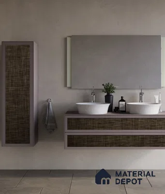 LM 25290 Cane Look Decorative Laminate 9.8 ft x 4 ft Texture Finish  - 1 mm | Suitable for Feature Wall, TV Unit & Living Room