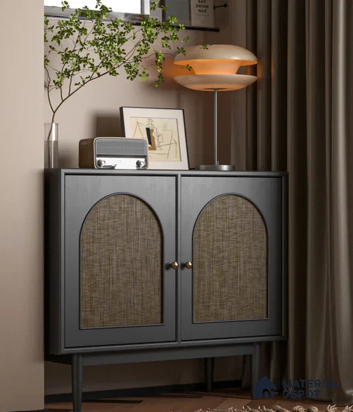 LM 25292 Cane Look Decorative Laminate 9.8 ft x 4 ft Texture Finish  - 1 mm | Suitable for Feature Wall, TV Unit & Living Room