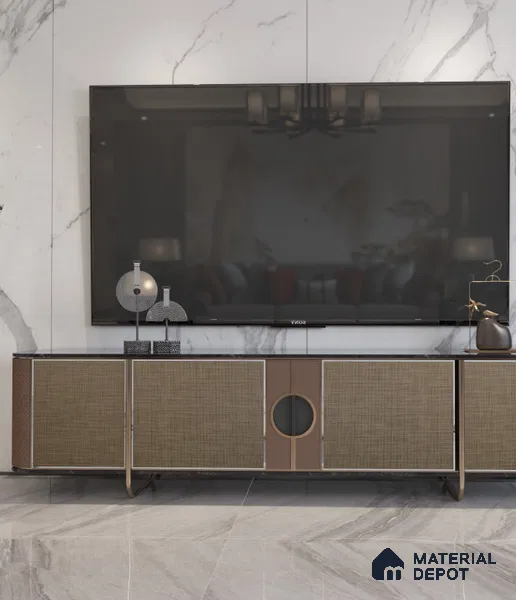 LM 25295 Cane Look Decorative Laminate 9.8 ft x 4 ft Texture Finish  - 1 mm | Suitable for Feature Wall, TV Unit & Living Room