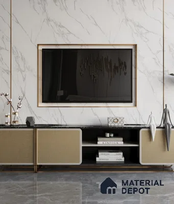 LM 25299 Cane Look Decorative Laminate 9.8 ft x 4 ft Texture Finish  - 1 mm | Suitable for Feature Wall, TV Unit & Living Room