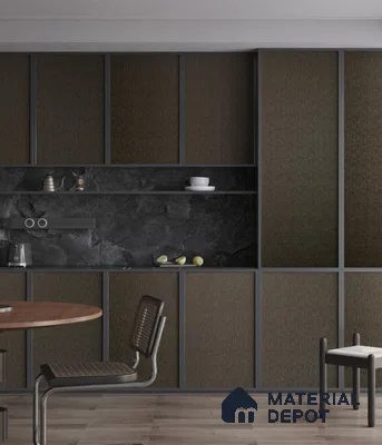 LM 25300 Cane Look Decorative Laminate 9.8 ft x 4 ft Texture Finish  - 1 mm | Suitable for Feature Wall, TV Unit & Living Room