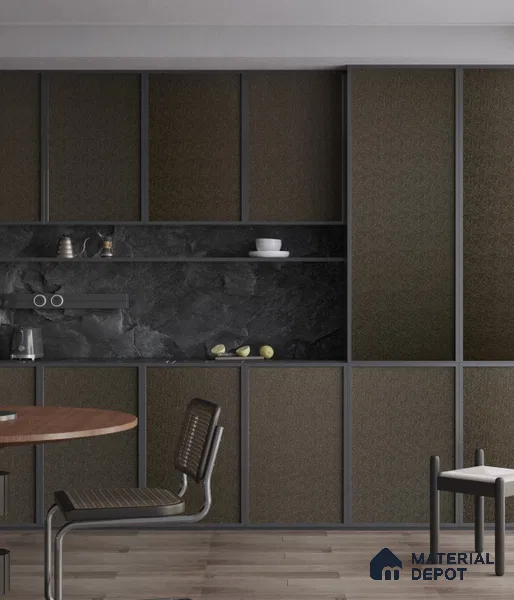 LM 25300 Cane Look Decorative Laminate 9.8 ft x 4 ft Texture Finish  - 1 mm | Suitable for Feature Wall, TV Unit & Living Room